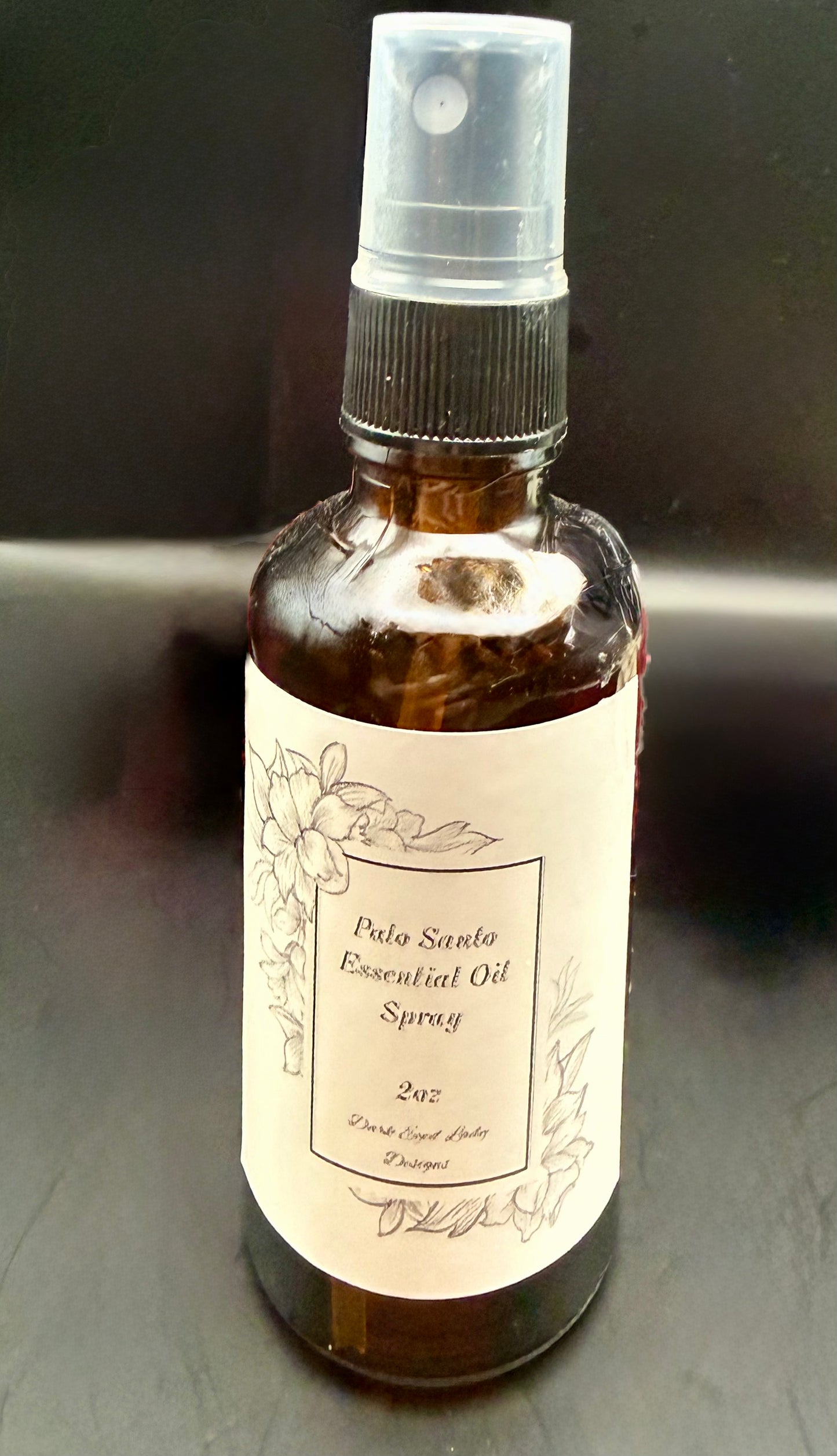 Palo Santo Essential Oil Spray for Ritual Use and Sacred Spaces.