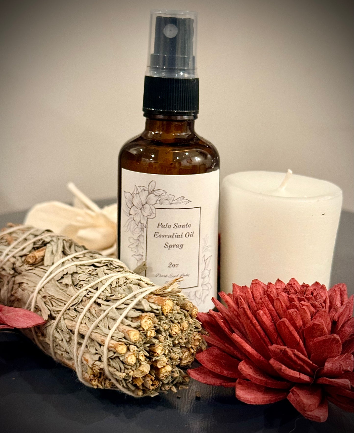 House Blessing Ritual Kit with Blue Sage, Palo Santo Spray, and Lavender Sage Candle