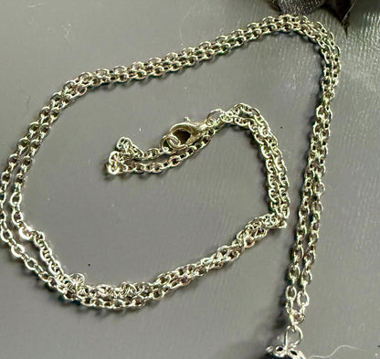 Goddess Hekate’s Wheel Pendant Necklace with Obsidian and Moonstone.
